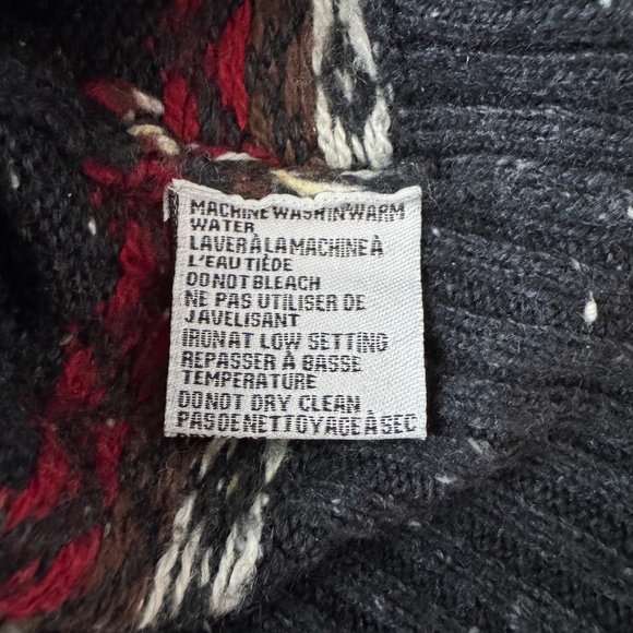 Marie Claire - Grey/ Blue Classic Nordic Style Turtleneck Sweater - Picture 7 of 8